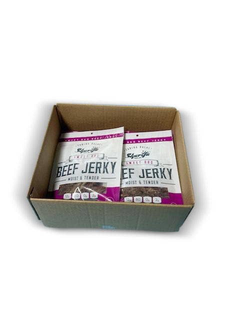 Sharifa Halal Beef Jerky, Sweet BBQ, 2.85 oz. per bag