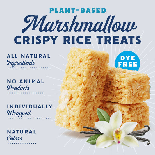 Vegan Rice Crispy Treats Individually Wrapped Box of 8