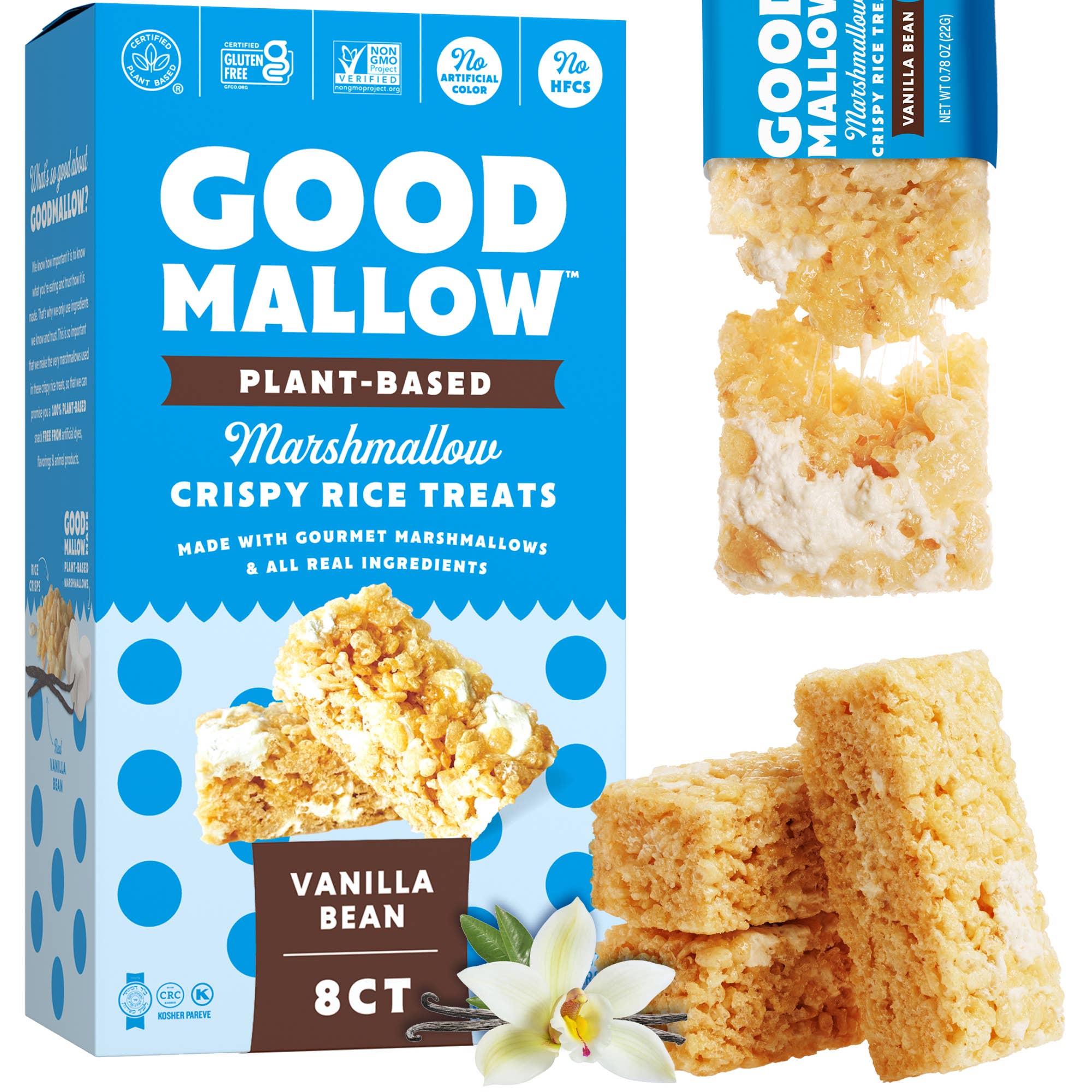 Vegan Rice Crispy Treats Individually Wrapped Box of 8 – Habibi Sweets ...