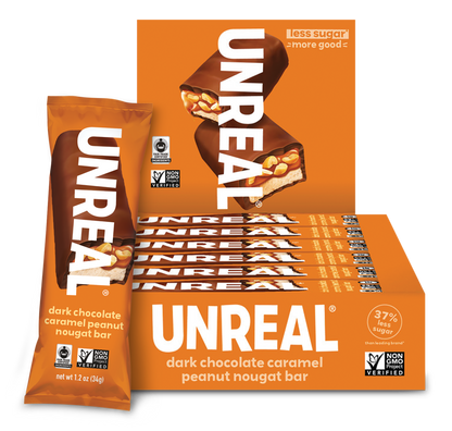 Dark Chocolate Caramel Peanut Nougat Snack Pack - 12 Large Bars