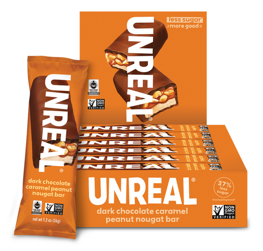 Dark Chocolate Caramel Peanut Nougat Snack Pack - 12 Large Bars
