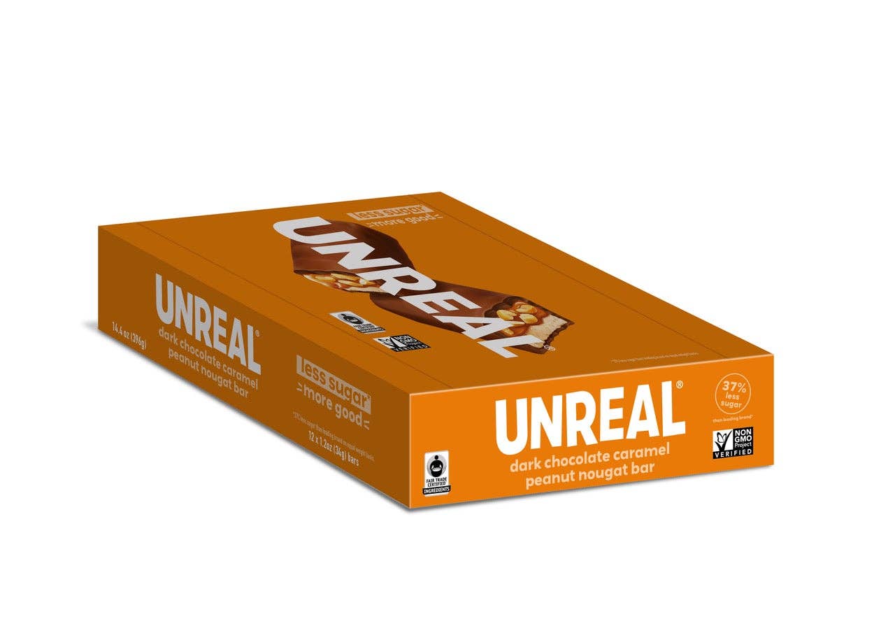 Dark Chocolate Caramel Peanut Nougat Snack Pack - 12 Large Bars