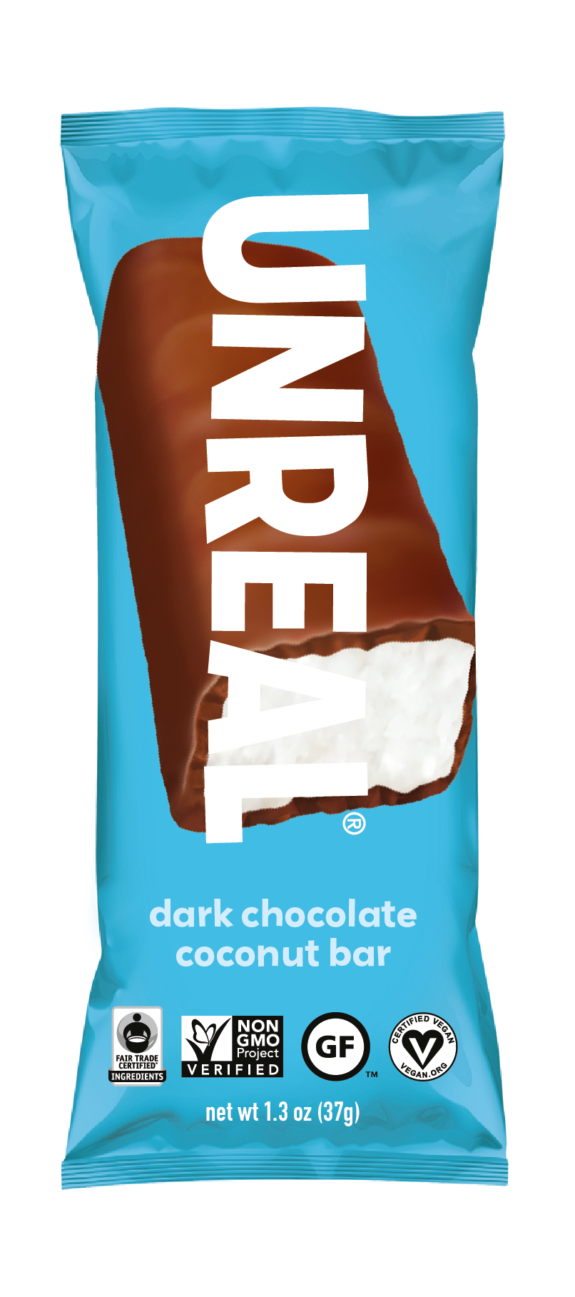 Dark Chocolate Coconut Bar Snack Size - 12 Count