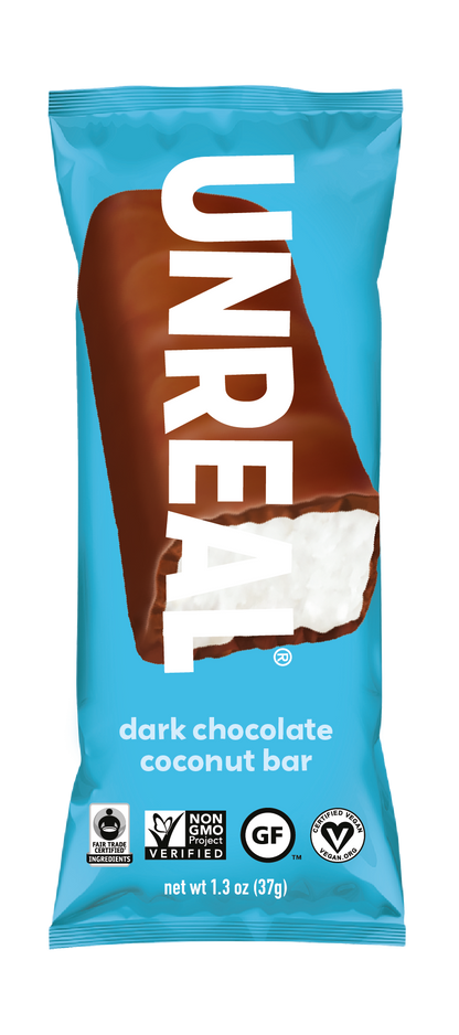 Dark Chocolate Coconut Bar Snack Size - 12 Count