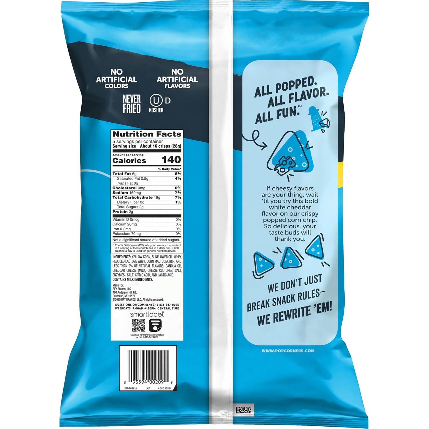 PopCorners White Cheddar 5oz