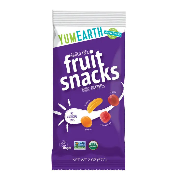 Organic Fruit Snacks 2oz